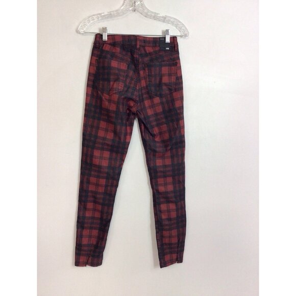 Zara Plaid Pants Grunge Y2K Womens 2 - Picture 9 of 9